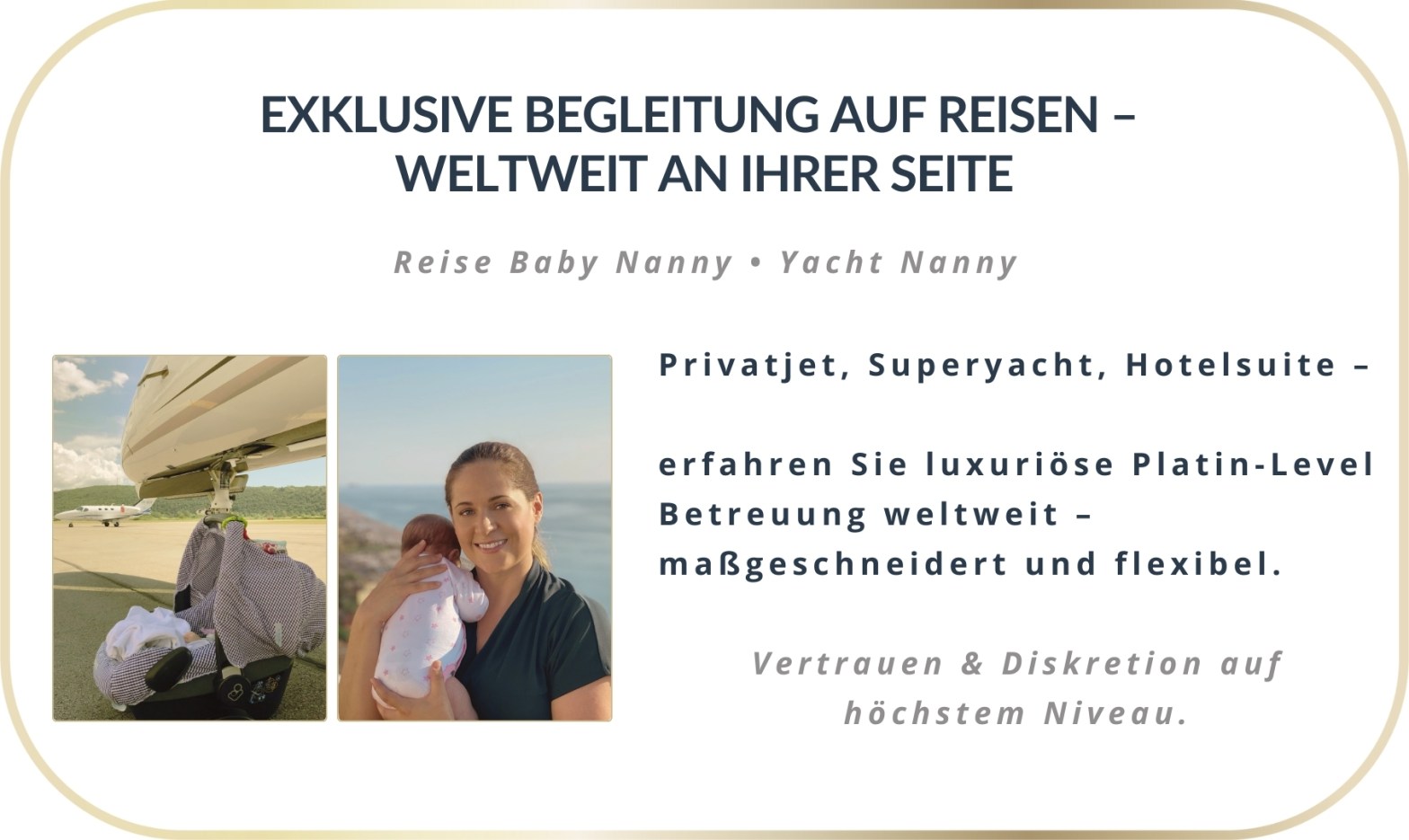 Martina Schmidbauer – Reise Baby Nanny & Yacht Nanny für internationale Neugeborenenbetreuung